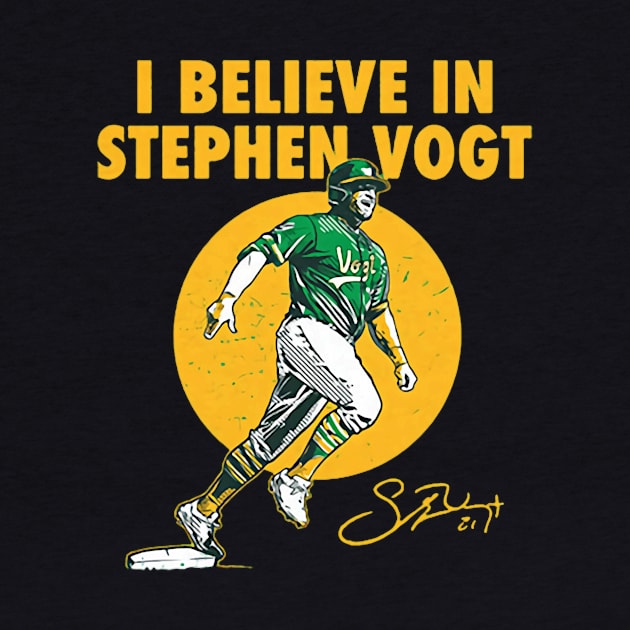 Stephen Vogt I Believe by Erianna Bee